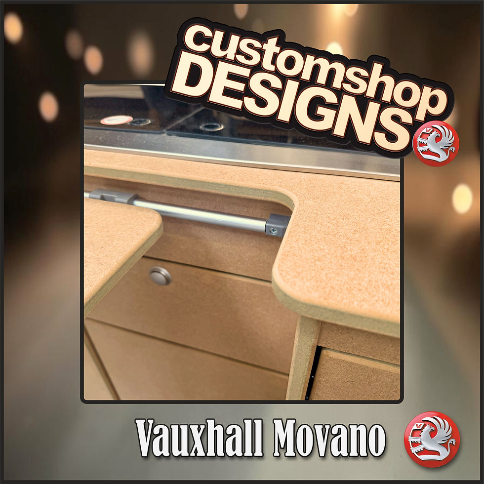 Thumbnail: Vauxhall Movano (1998 - Onward) (LHD) SWB Flat Pack 'A Grade' MDF Kitchen Unit