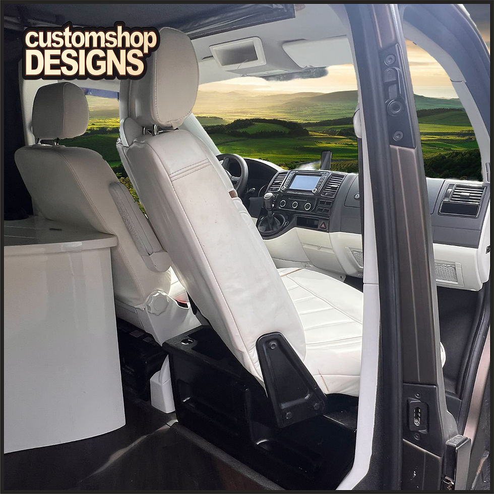 Thumbnail: VW T4 Transporter (1990 - 2003) Double Seat Swivel Base (LHD European Model)