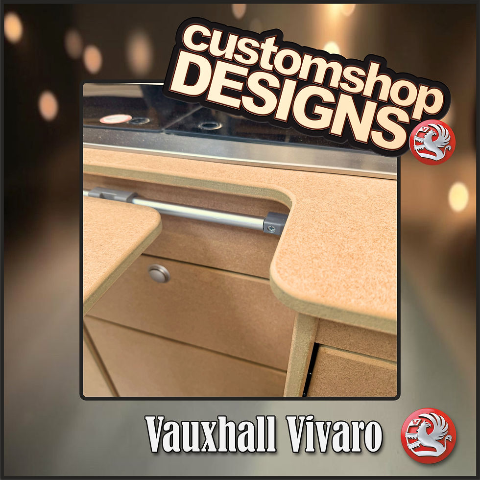Thumbnail: Vauxhall Vivaro (2001 - 2019) (LHD) SWB Flat Pack 'A Grade' MDF Kitchen Unit