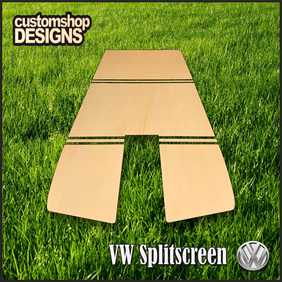 VW T2 Splitscreen (1950 - 1967) Campervan 4mm Poplar Ply Roof Lining Kit