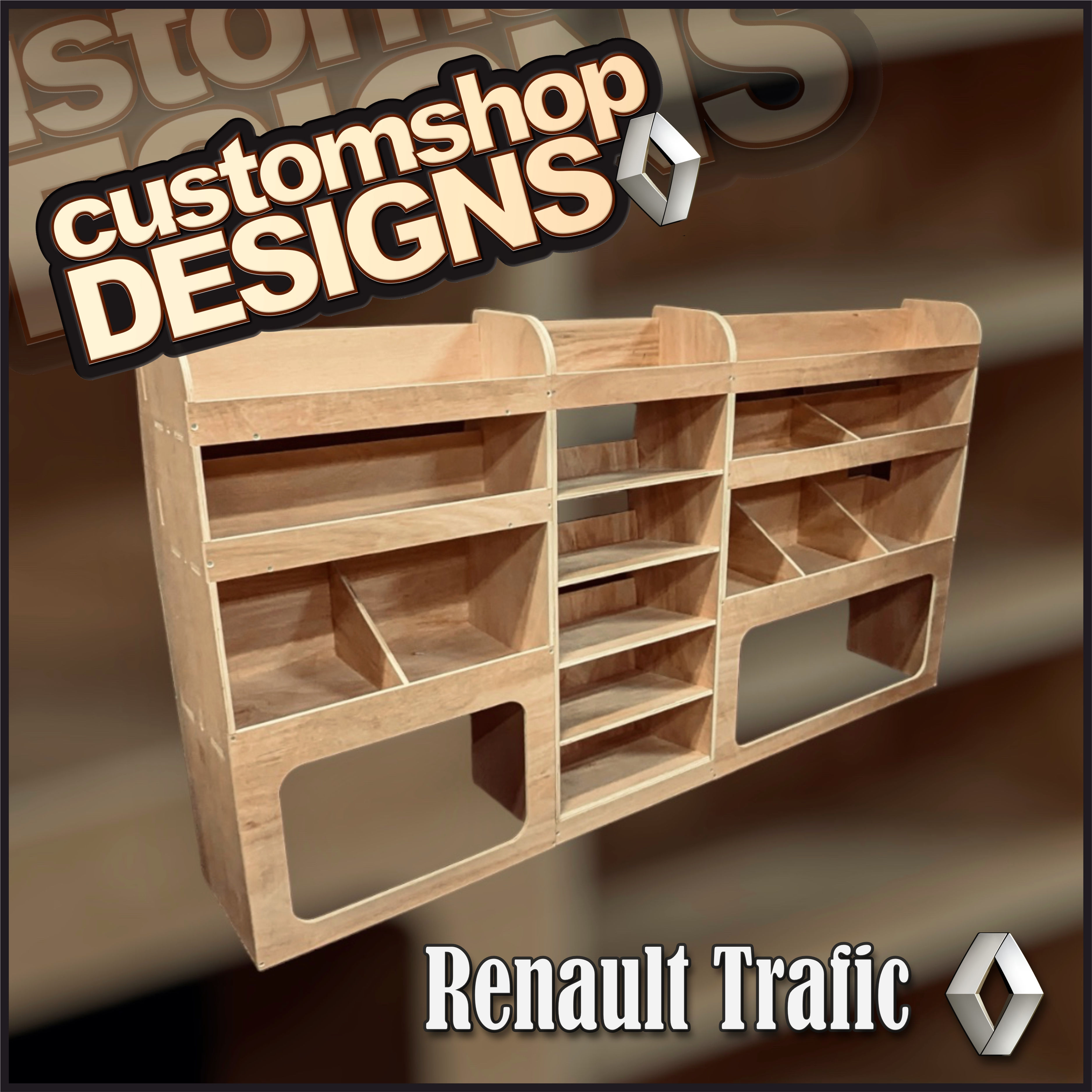 Renault Trafic (2001 - Onward) SWB Van Racking Storage Unit