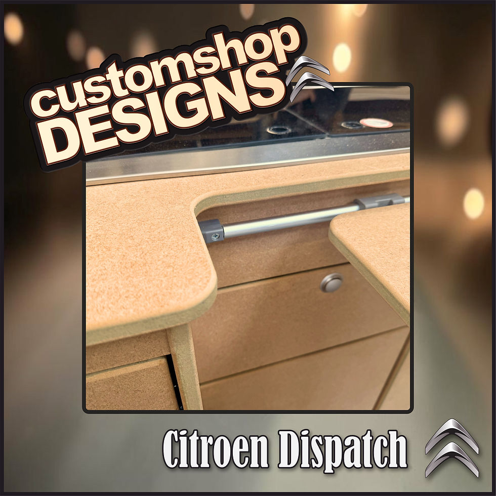 Thumbnail: Citroën Dispatch (2020 - Onward) SWB Flat Pack 'A Grade' MDF Kitchen Unit