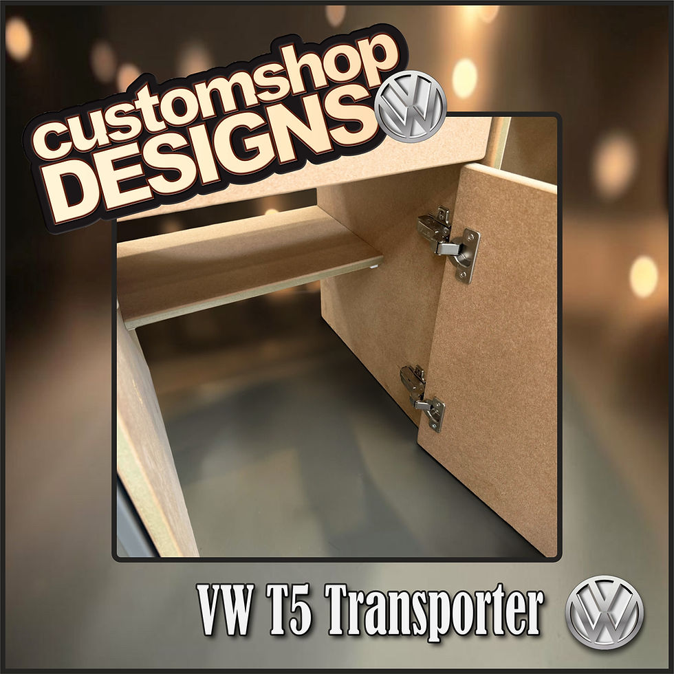 Thumbnail: VW T5 Transporter (2004 - 2015) SWB Flat Pack 'A Grade' MDF Kitchen Unit
