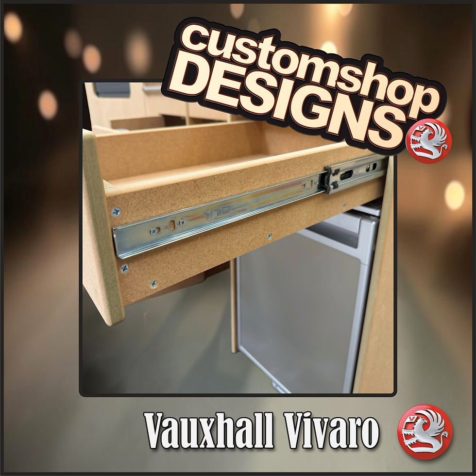 Thumbnail: Vauxhall Vivaro (2001 - 2019) (LHD) SWB Flat Pack 'A Grade' MDF Kitchen Unit