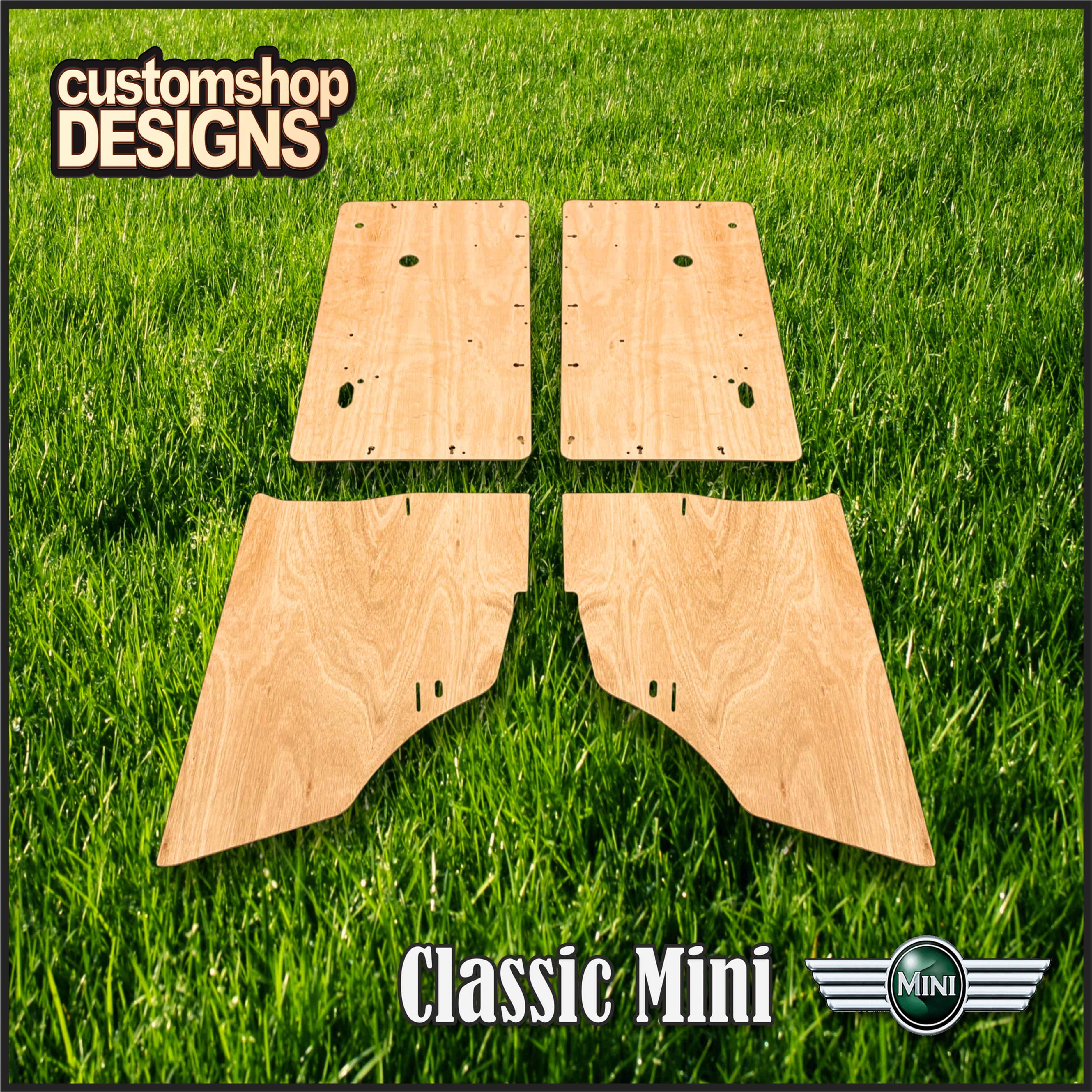 Classic Mini (1959 - 2000) 3.6mm Door Cards / Ply Lining Kit