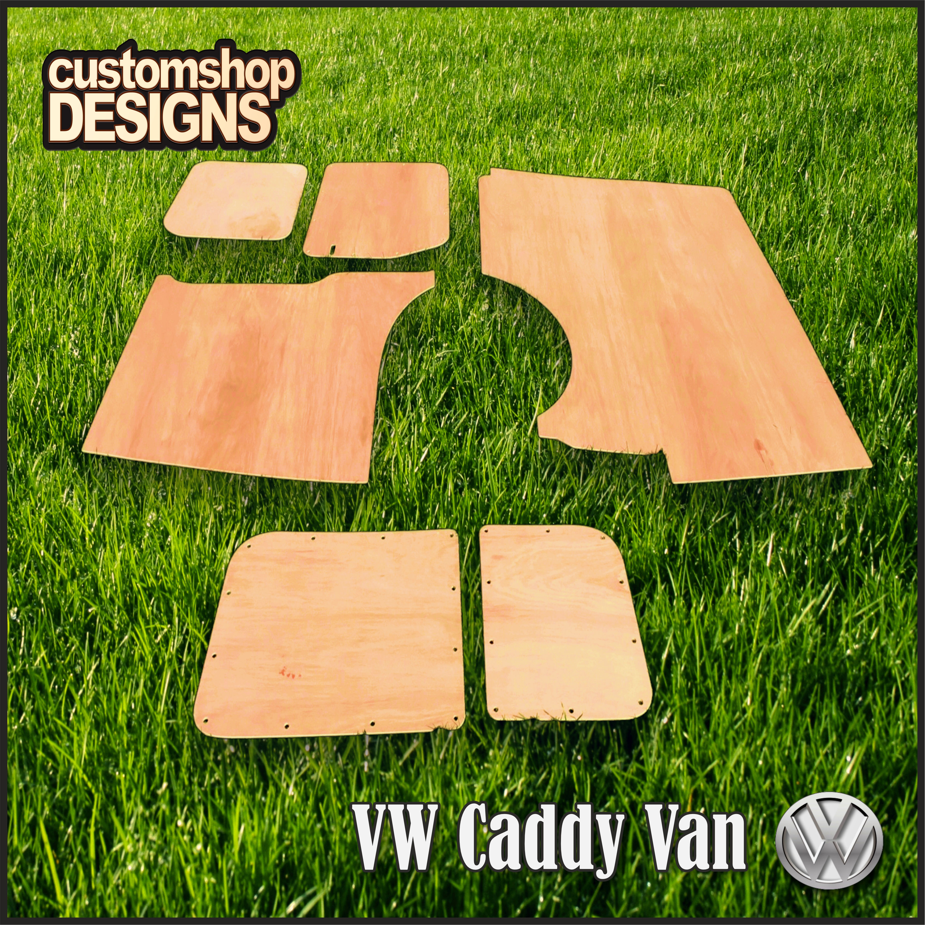 VW Caddy Van (2004 - 2020) SWB 3.6mm Ply Lining Kit