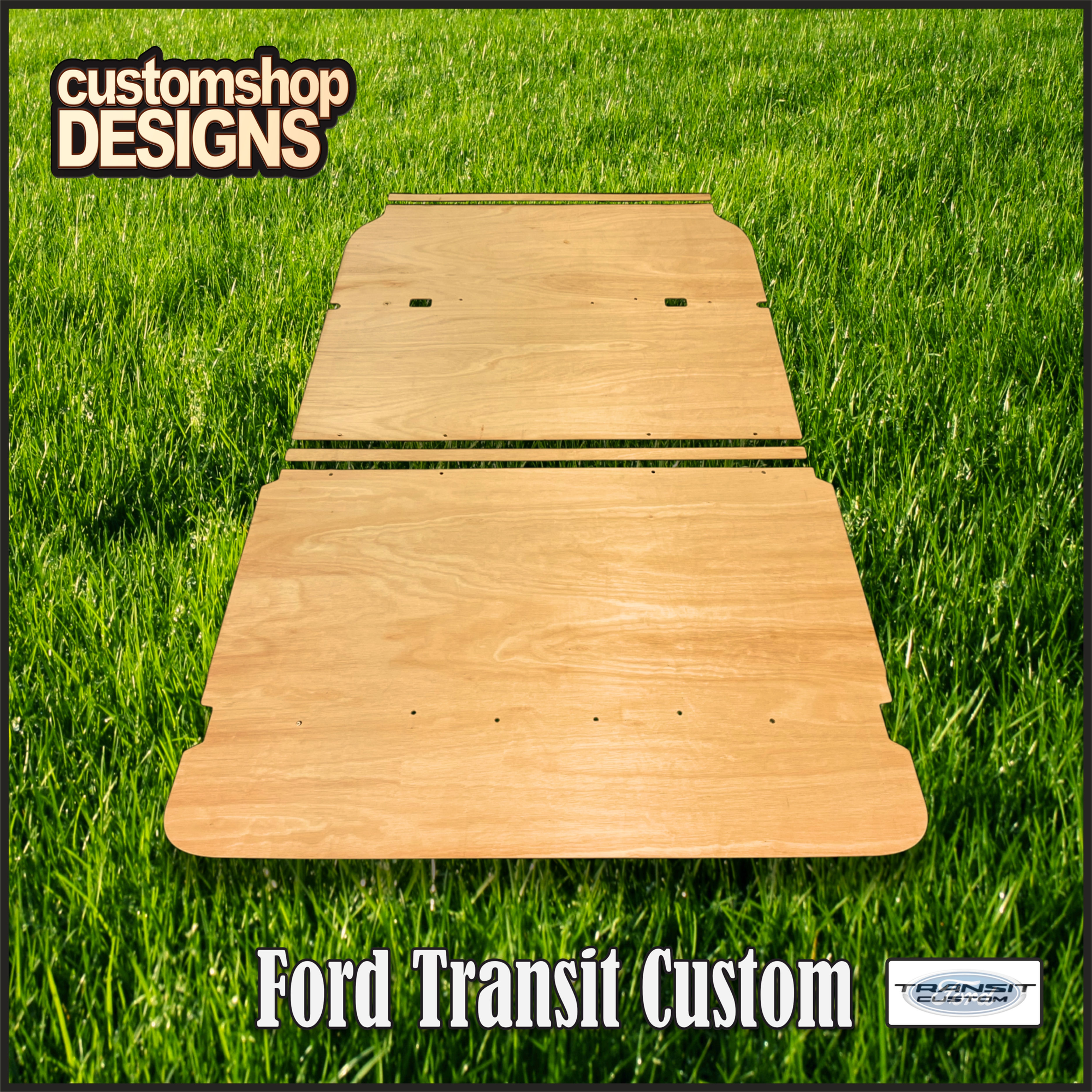 Ford Transit Custom (2013 - 2023) SWB Campervan 6mm Ply Roof Lining Kit