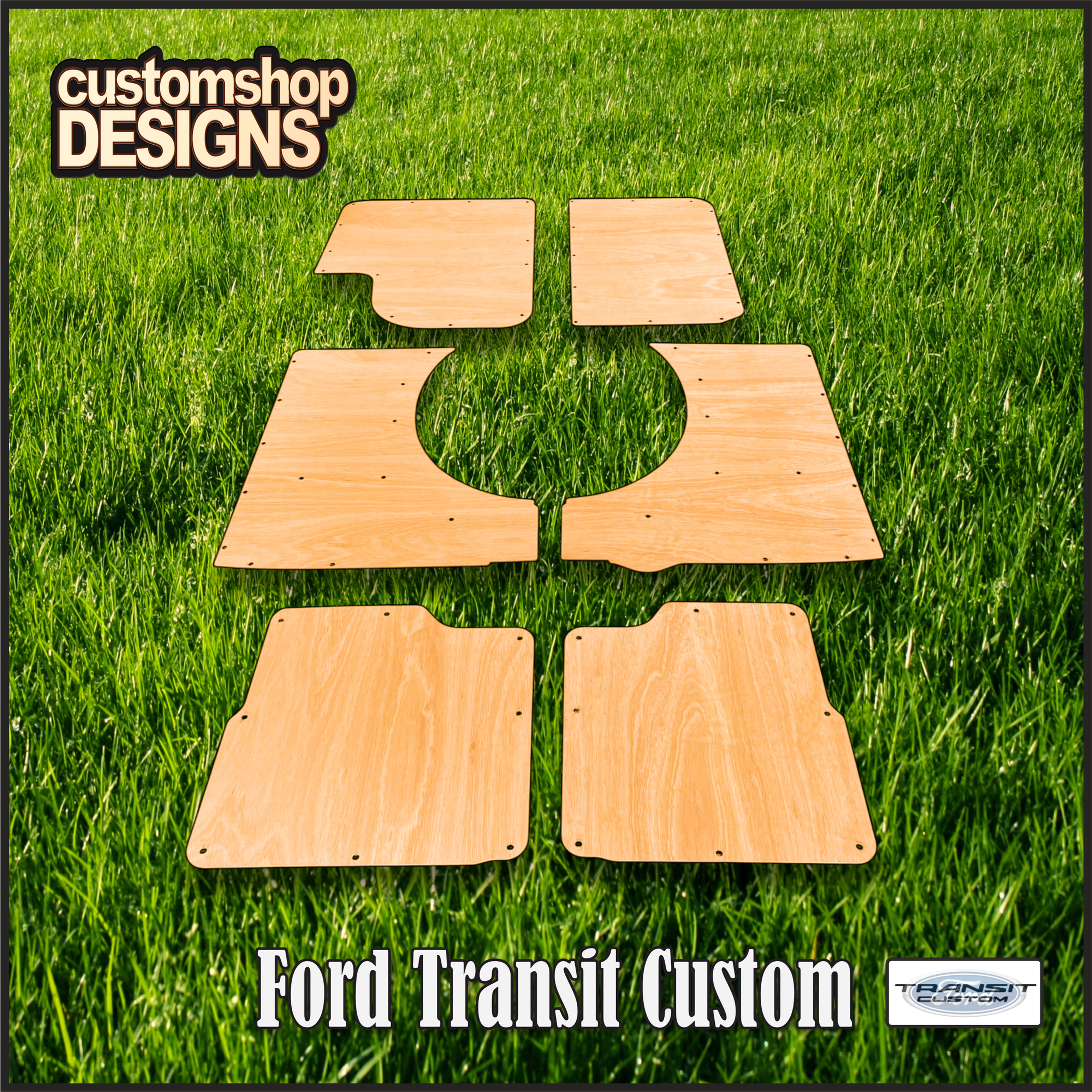 Ford Transit Custom (2024 - Onward) SWB Tourneo Van 3.6mm Ply Lining Kit