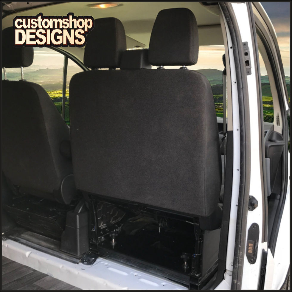 Thumbnail: Ford Transit Mk8 (2013 - 2023) Double Seat Swivel Base (LHD Europe Model)