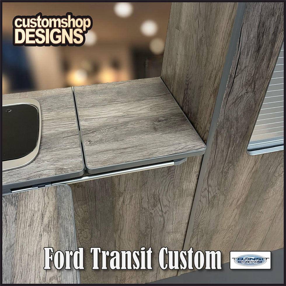 Thumbnail: Ford Transit Custom (2013 - 2023) LWB Campervan Flat Pack Kitchen Unit