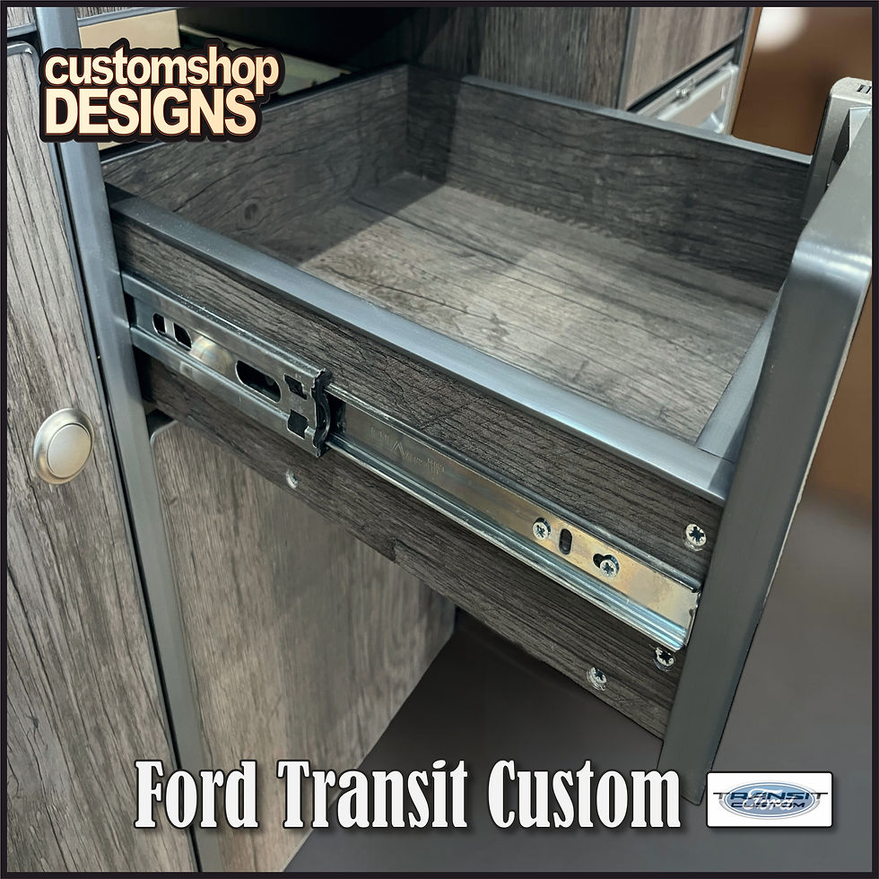 Thumbnail: Ford Transit Custom (2024 - Onward) LWB Campervan Flat Pack Kitchen Unit