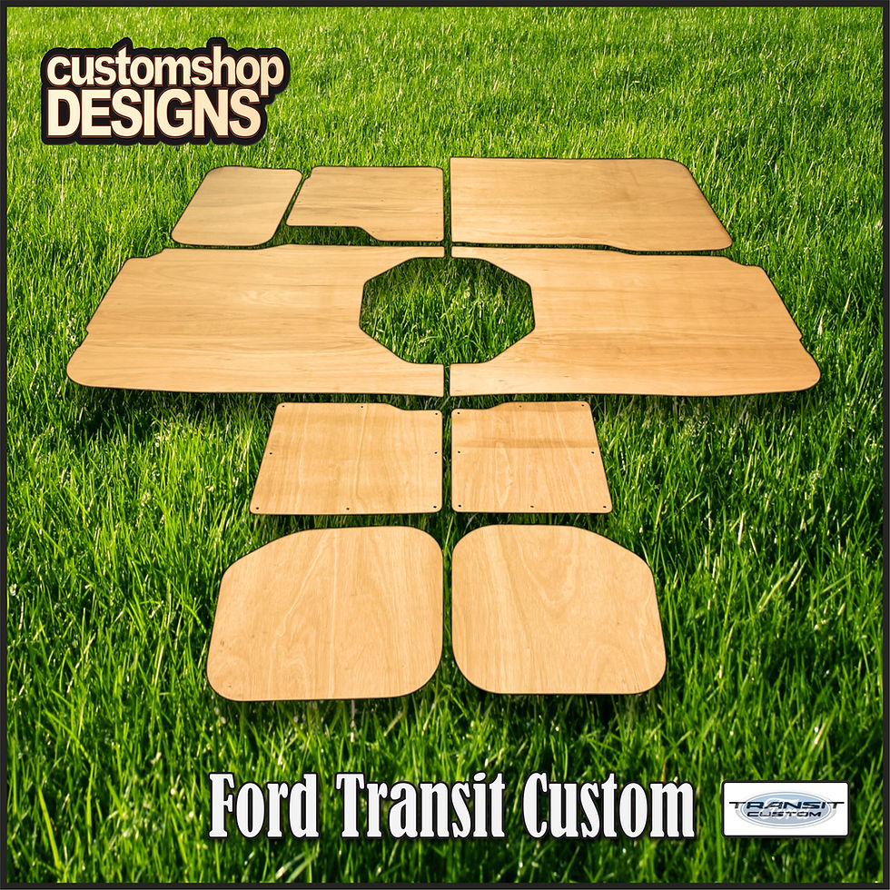 Thumbnail: Ford Transit Custom (2013 - 2023) SWB Panel Van 6mm Ply Lining Kit