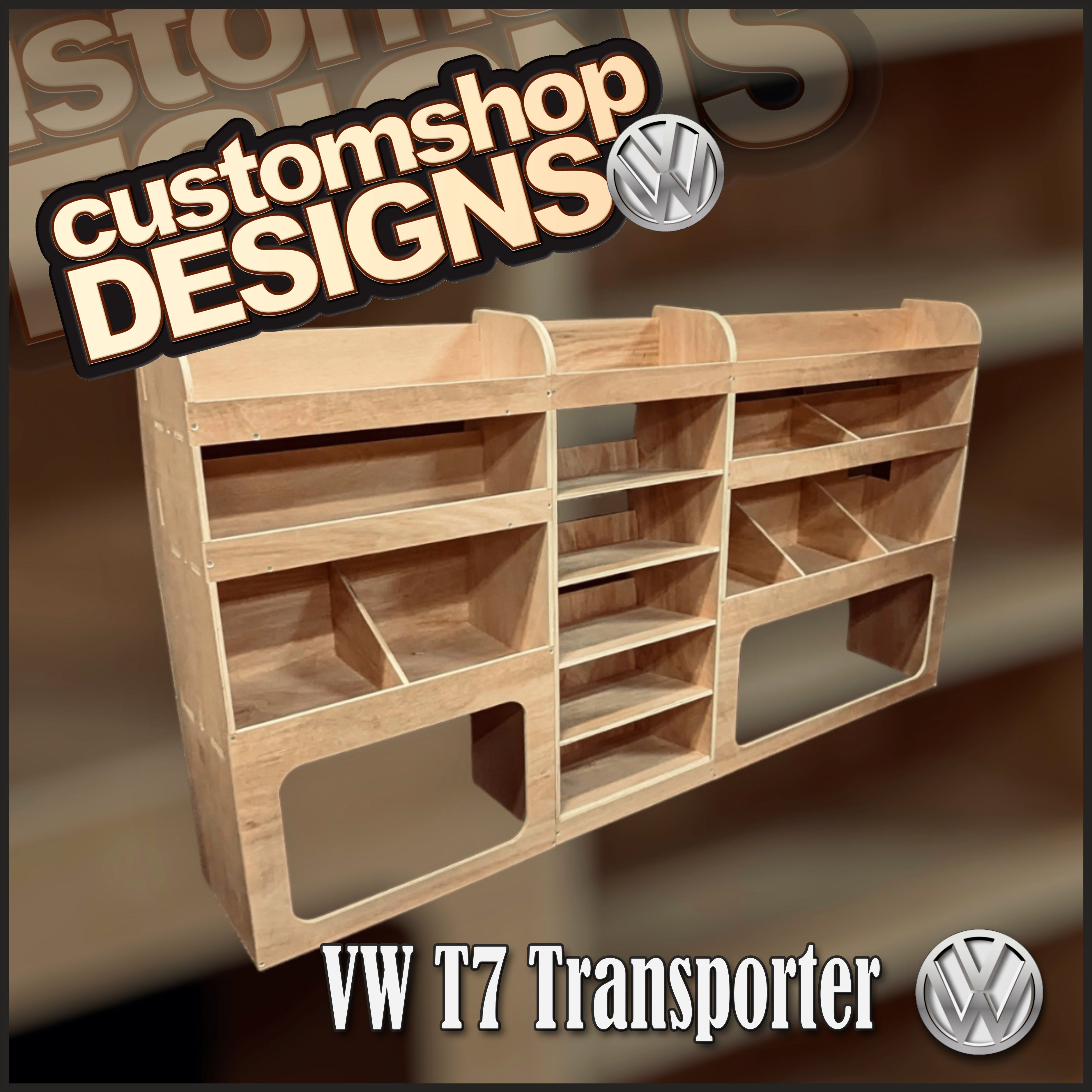VW T7 Transporter (2025 - Onward) MWB Van Racking Storage Unit