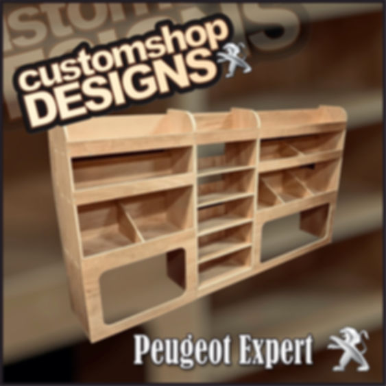 Peugeot Expert (1998 - Onward) SWB Compact Van Racking Storage Unit