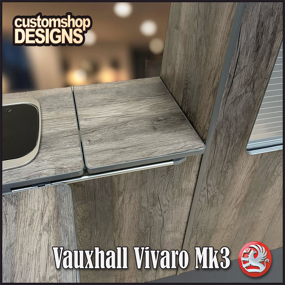 Thumbnail: Vauxhall Vivaro Mk3 (2020 - Onward) LWB Camper Flat Pack Kitchen Unit