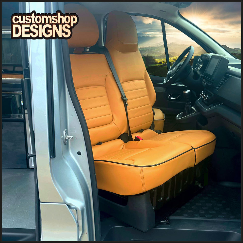 Thumbnail: Fiat Talento (2014 - Onward) Double Seat Swivel Base (LHD Europe Model)