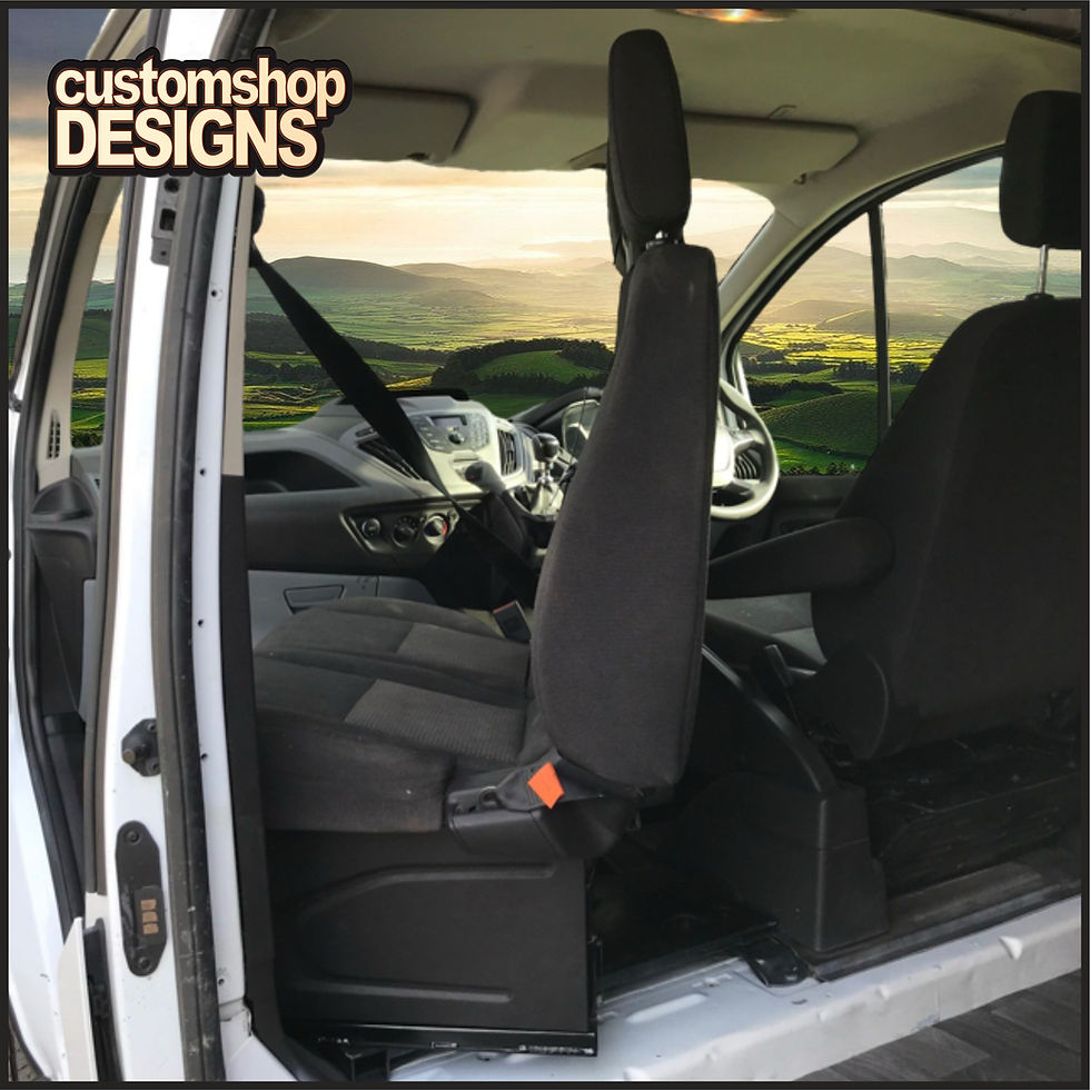 Thumbnail: Ford Transit Custom (2013 - 2023) Double Seat Swivel Base (RHD UK Model)