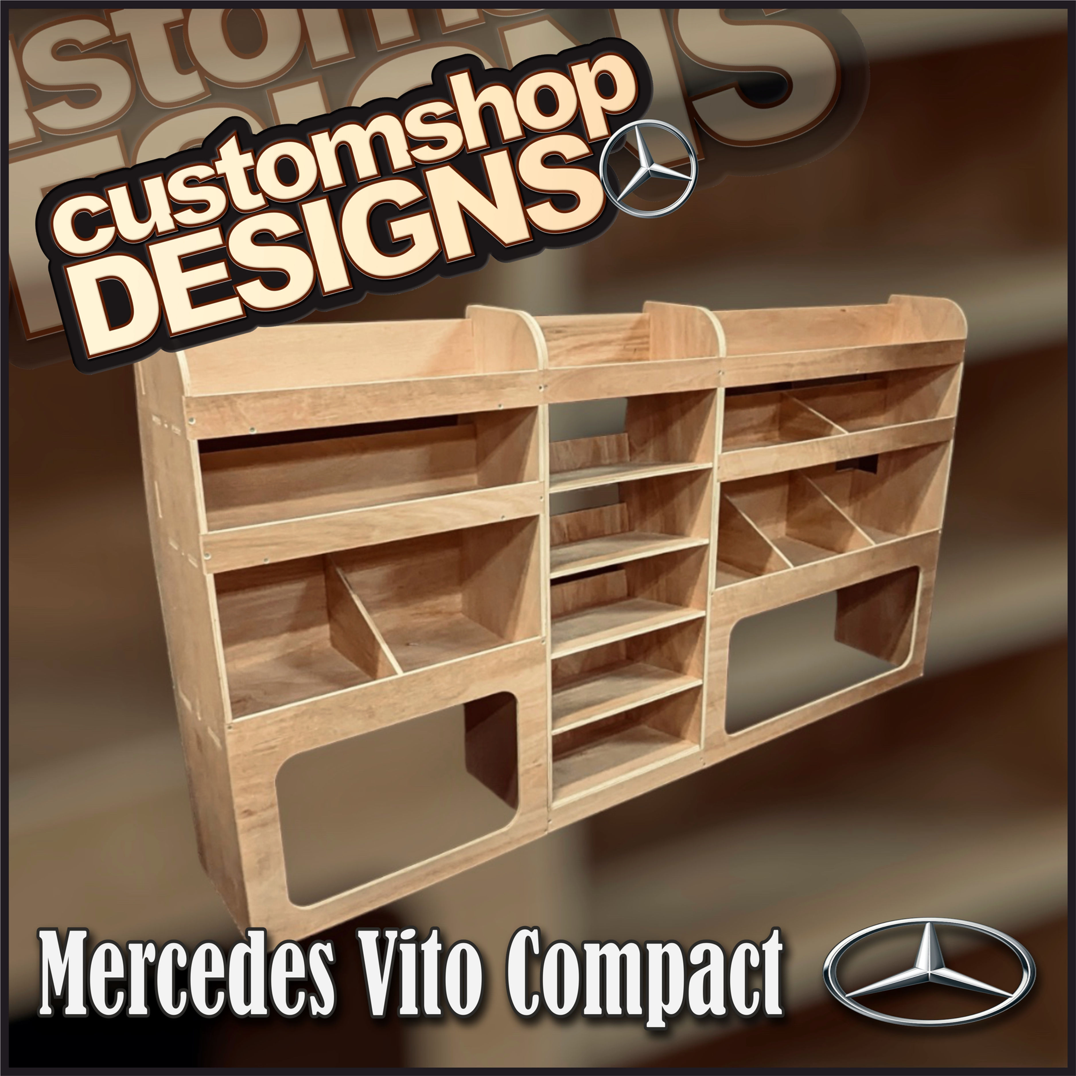 Mercedes Vito Compact (2003 - Onward) SWB Van Racking Storage Unit