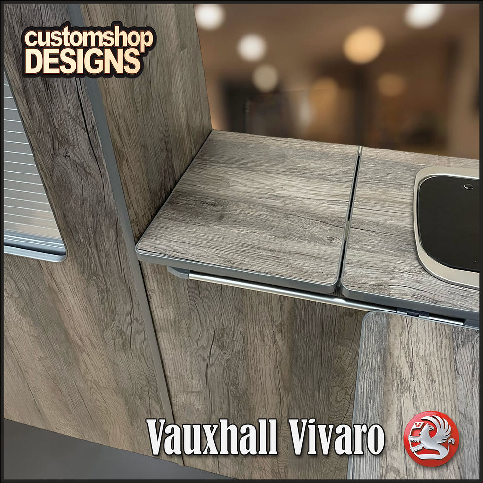 Thumbnail: Vauxhall Vivaro (2001 - 2019) (LHD) SWB Camper Flat Pack Kitchen Unit