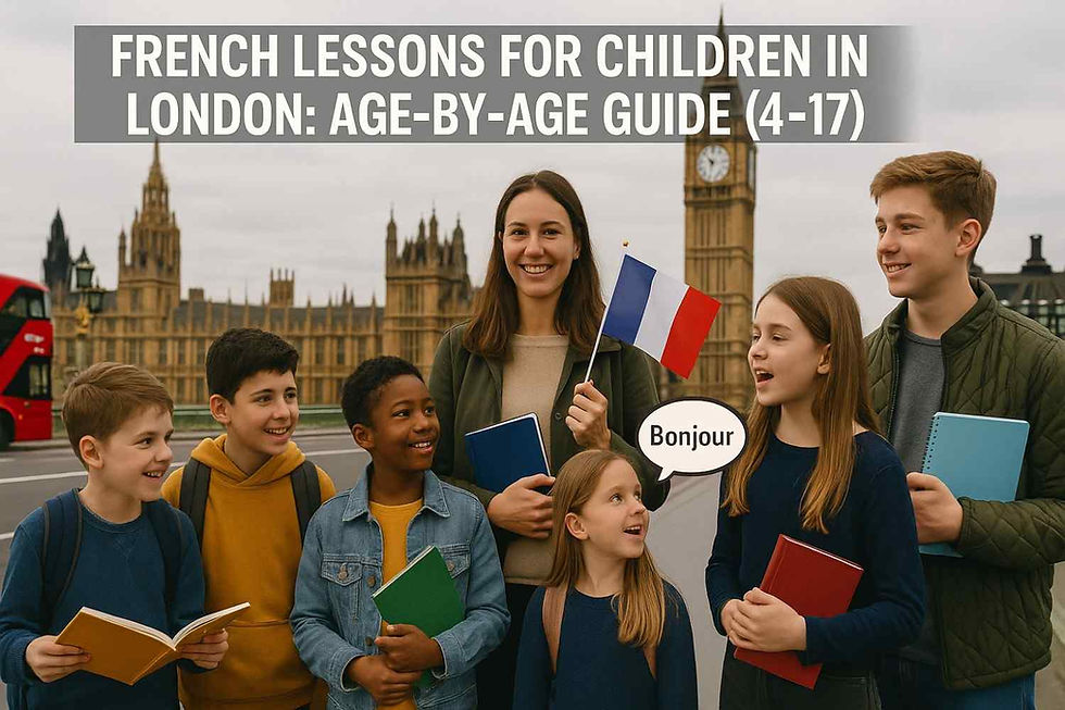 French Lessons for Children in London: Age-by-Age Guide (4–17)