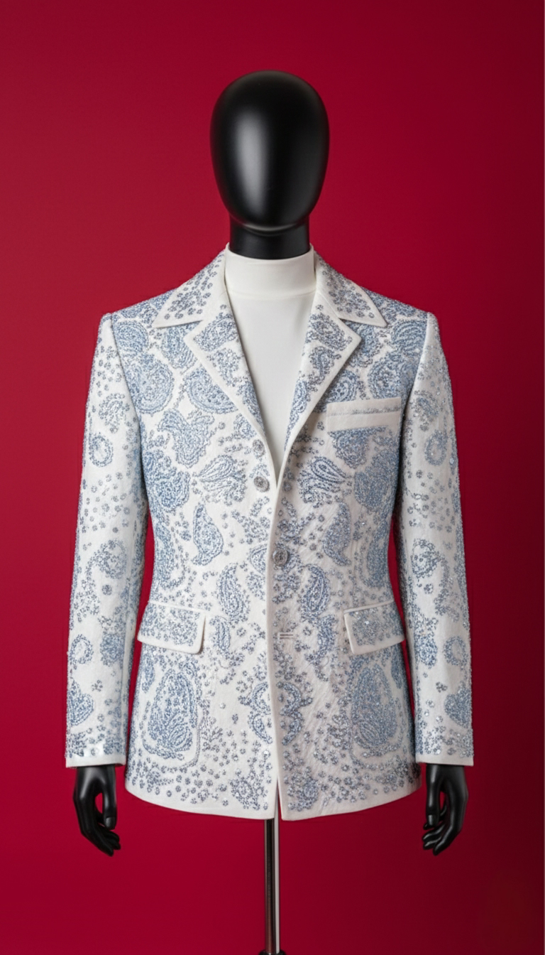 Pakrezi Azure Paisley