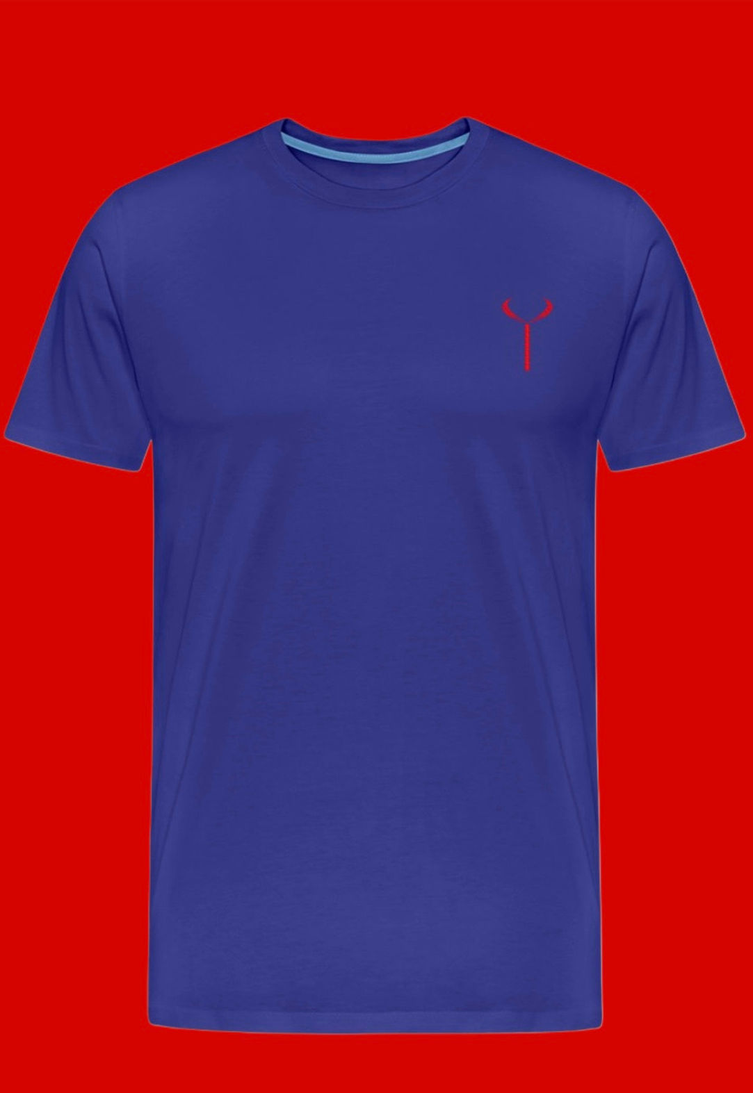 Pakrezi Royal blue Elegant Simplicity T-Shirt