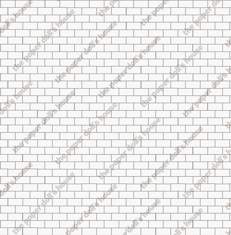 Printable subway tile wallpaper - A3 sheet