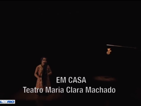O espetáculo "Em Casa" foi destaque no programa Divirta-se, da Band