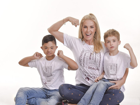 Fofura! Ana Hickmann e o filho de 4 anos estrelam campanha
