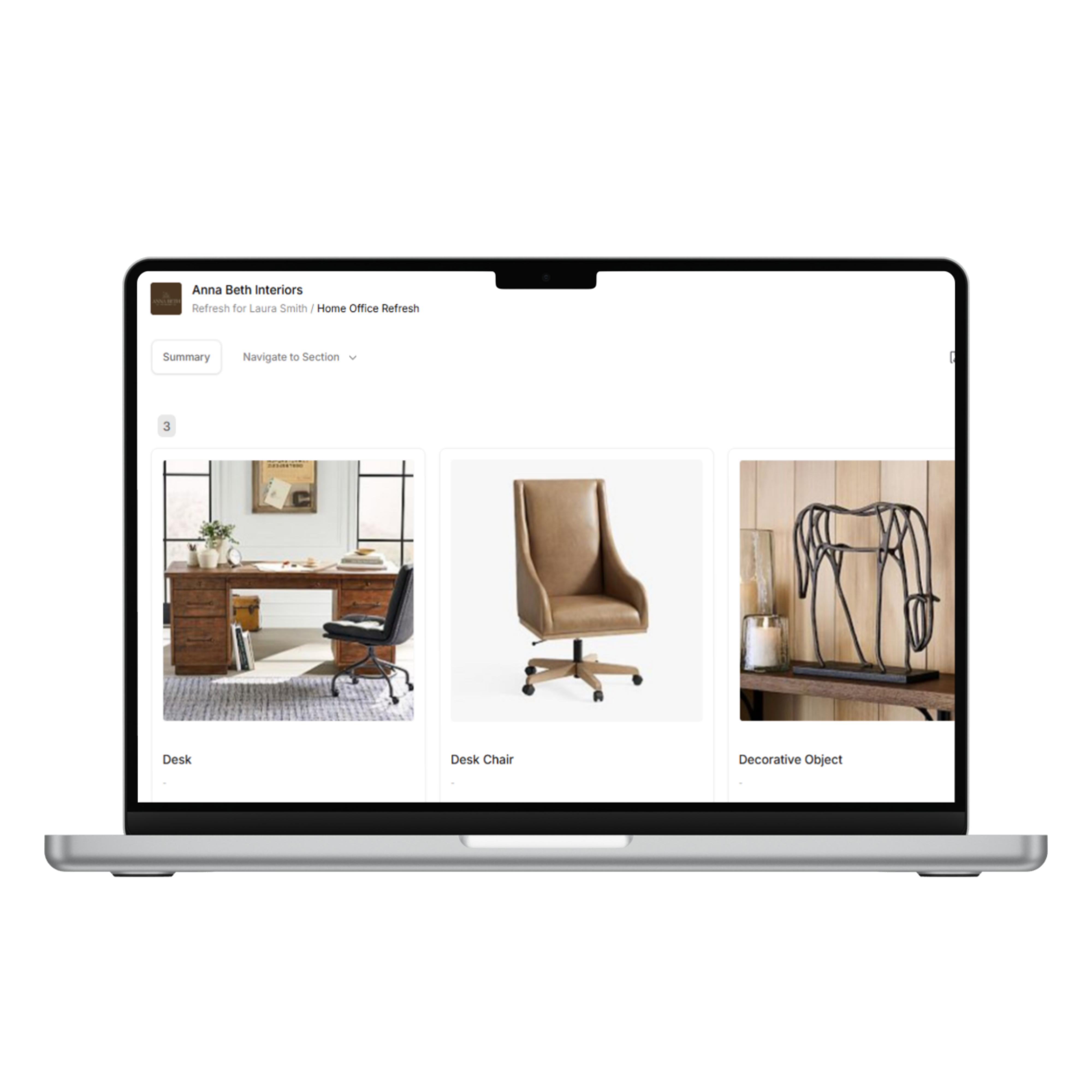 Affordable virtual home office design package by professional interior designer