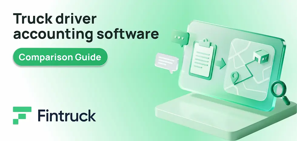 Truck Driver Accounting Software Comparison Guide