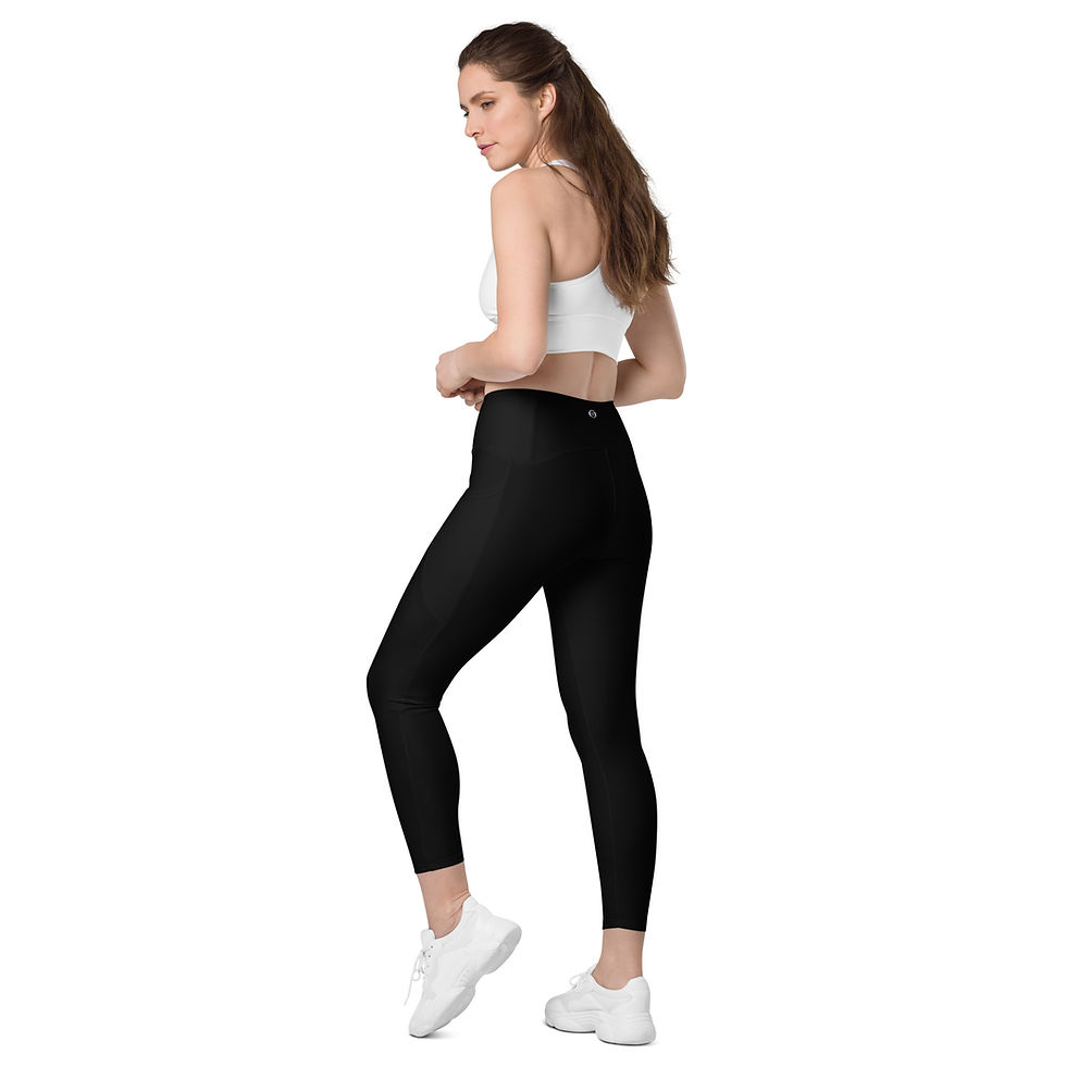Thumbnail: Huewii Leggings with Pockets - Black