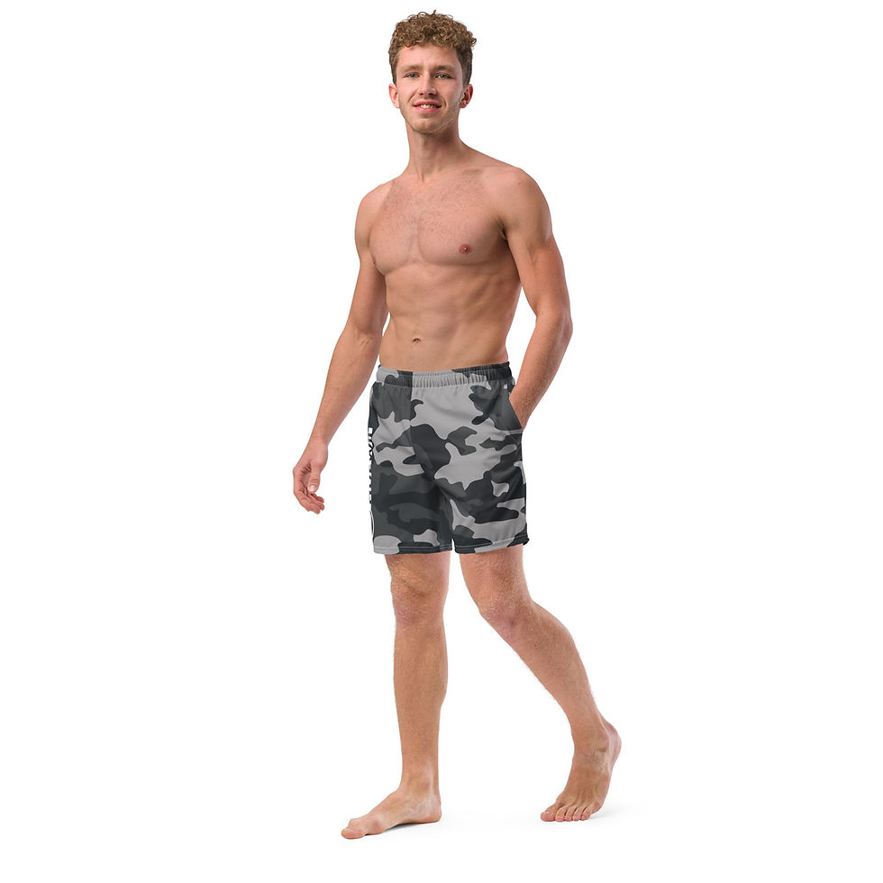 Thumbnail: Huewii Camo Recycled Swim Trunks