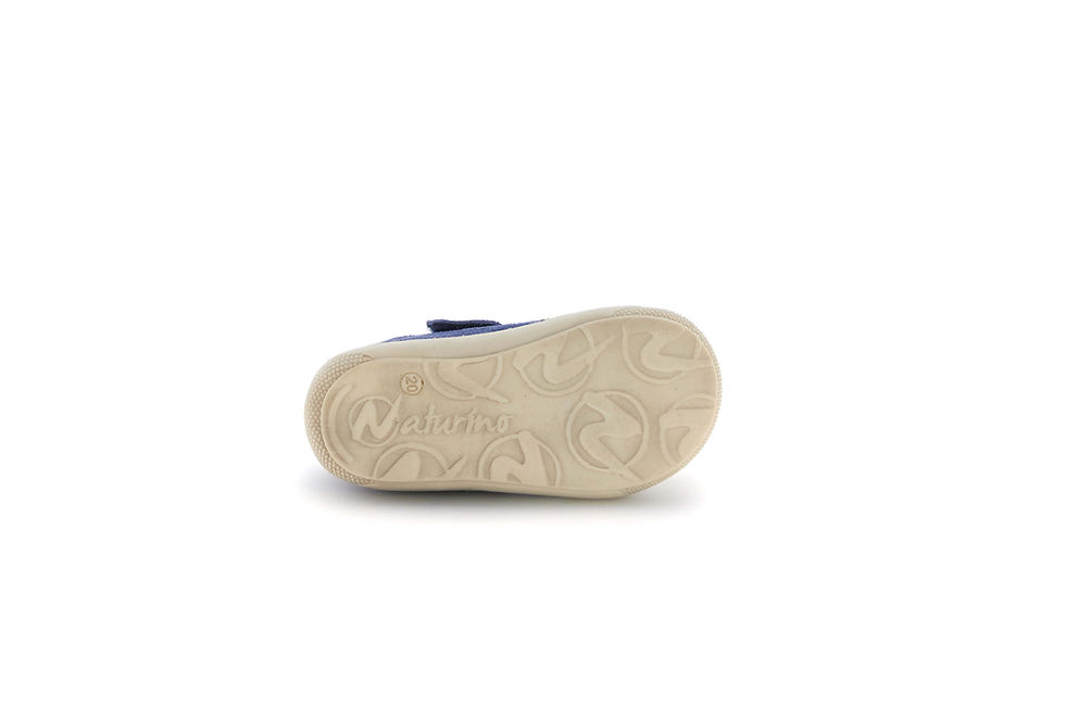 Miniature : NATURINO COCOON ZIP SUEDE AZURE GREY