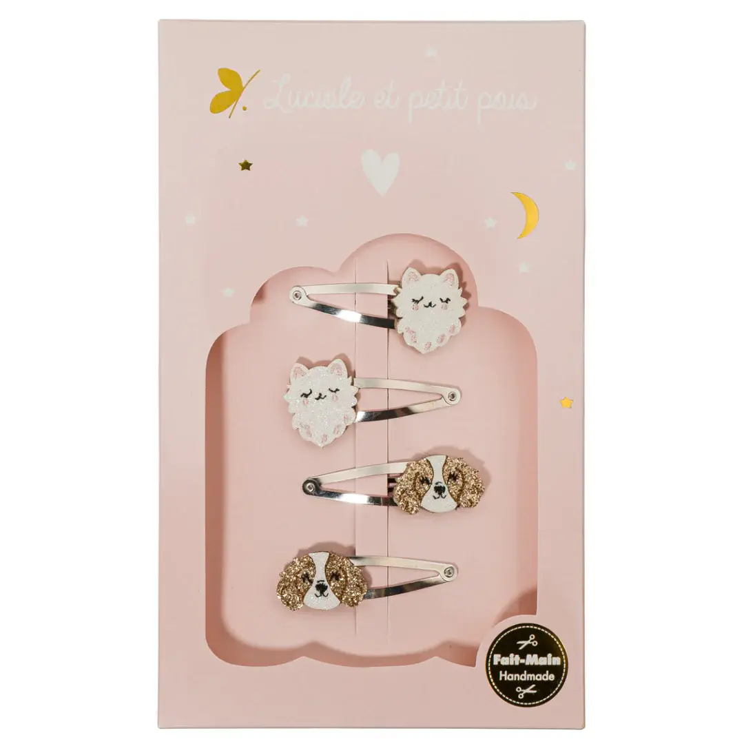 Coffret Chats & Chiens - Barrettes Chats persans & Teddy