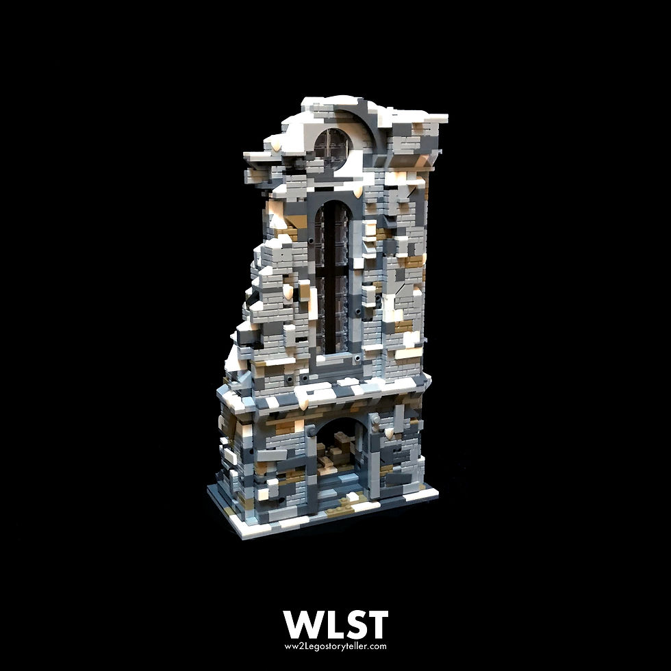Thumbnail: SET 039: The Church Ruin with Intact Window (Medium Size)