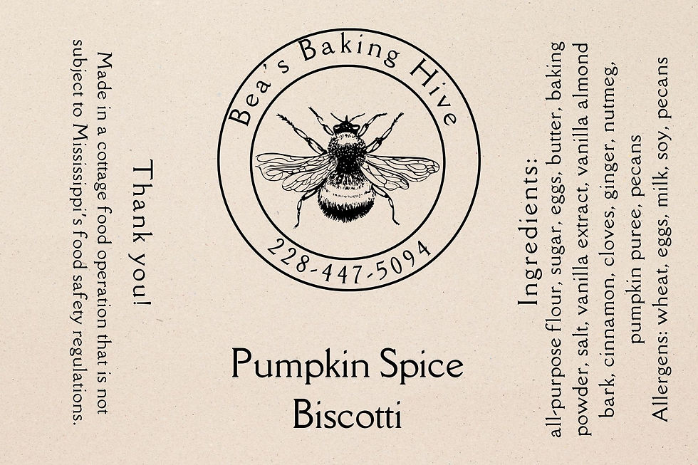 Pumpkin Spice Biscotti