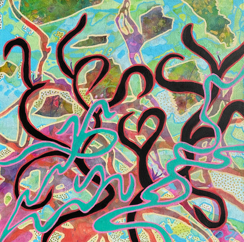 colorful abstract painting