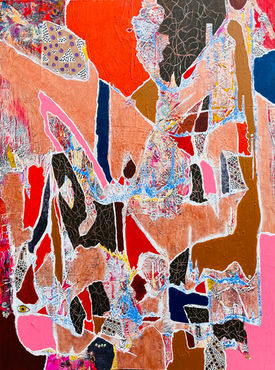 abstract geometric painting