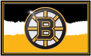 Bruins Logo with Painted Backround