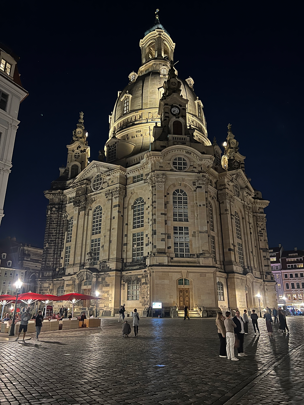 The church has a dramatic history: originally built in the 11th century, destroyed during WWII, and left in ruins through decades of communist rule. It wasn’t until after German unification that reconstruction could begin, and the church was finally rebuilt in 2005, using much of the original stonework painstakingly preserved for over 50 years.