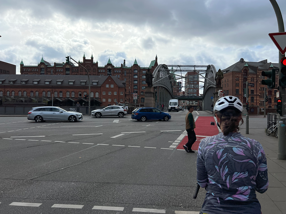 We detoured briefly to catch a glimpse of the Speicherstadt, Hamburg’s historic warehouse district.
