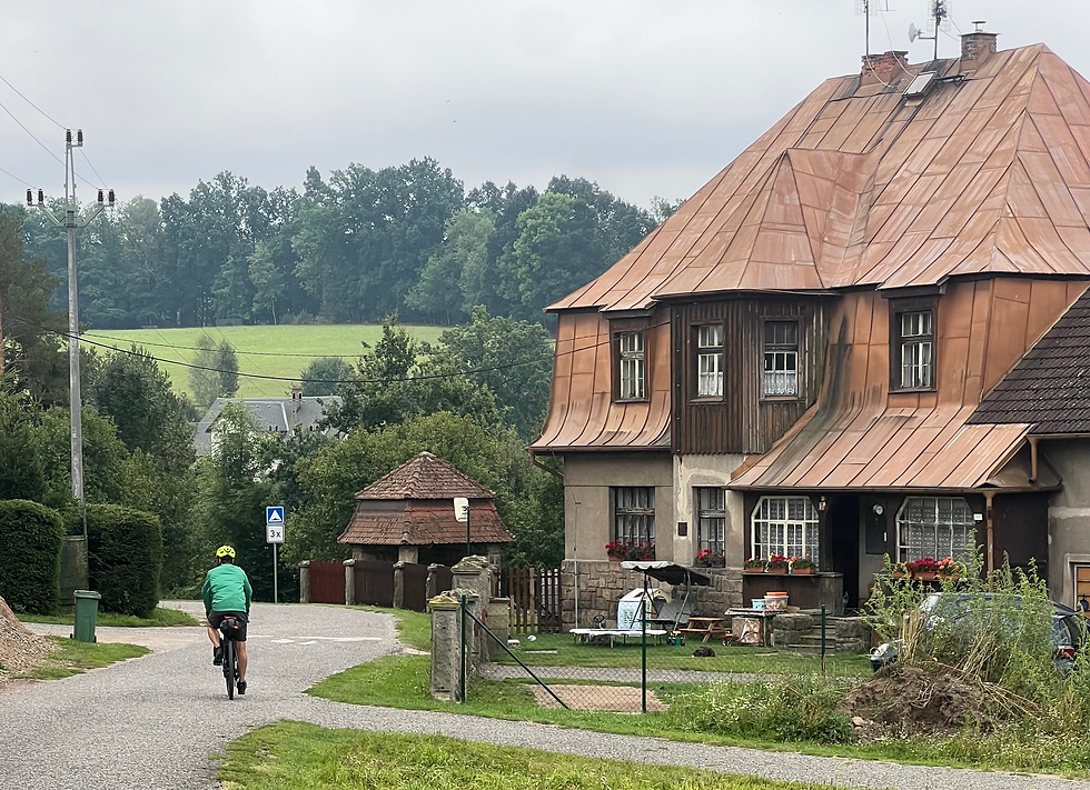 We were definitely on the backroads today.