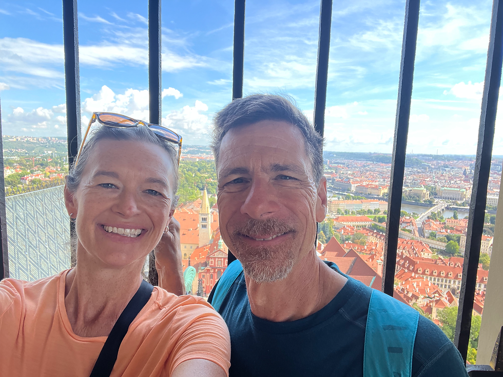There we climbed the 287 spiral steps to the top of the cathedral’s clock tower for sweeping views over the city. It’s not for the claustrophobic!