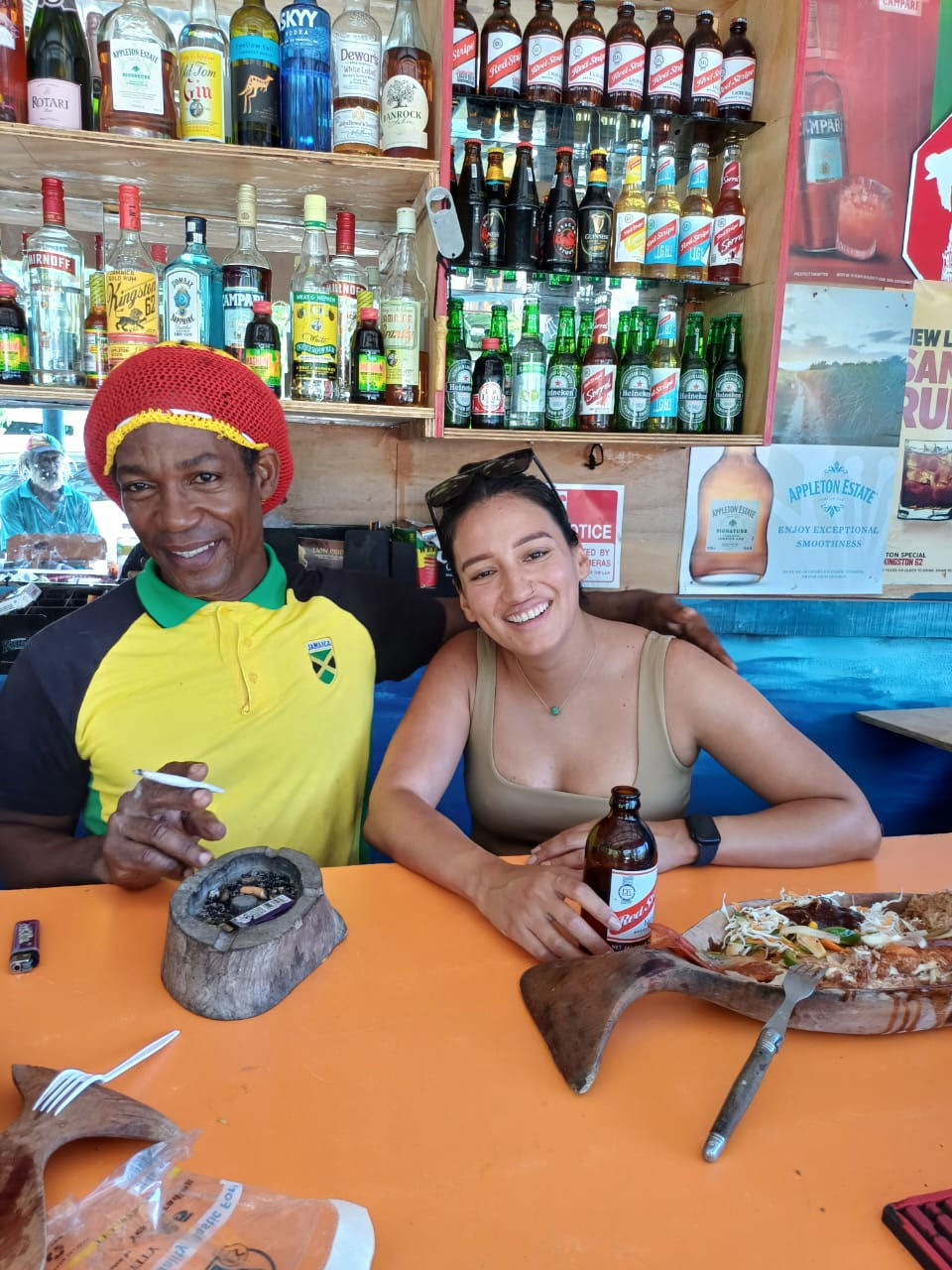 Pablo and friend at Ganja Bar by Pablo