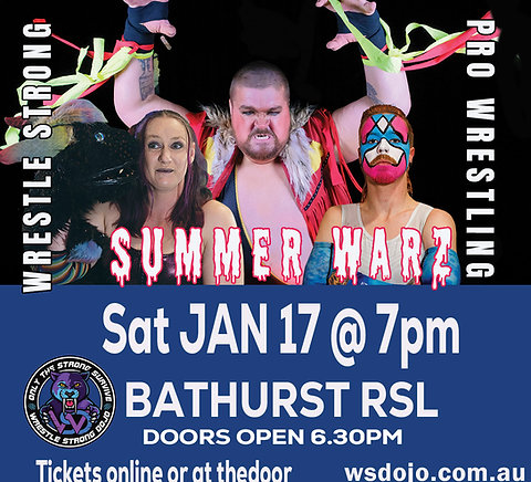 Wrestle Strong Summer Warz Bathurst RSL