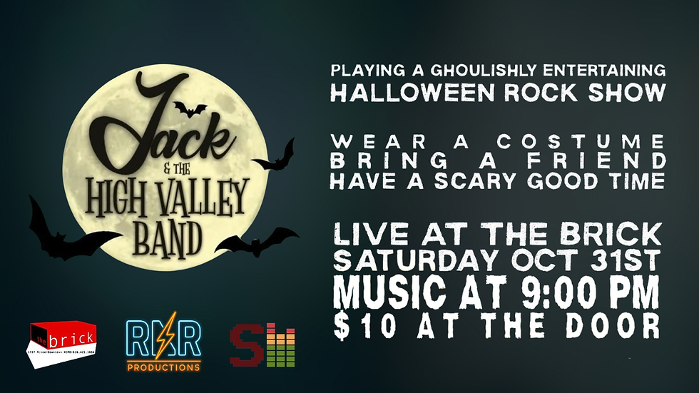 Jack & The High Valley Band | Halloween Rock Show!