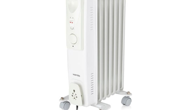 WARMLITE WL43003YW OIL FILLED RADIATOR WHITE 1500W