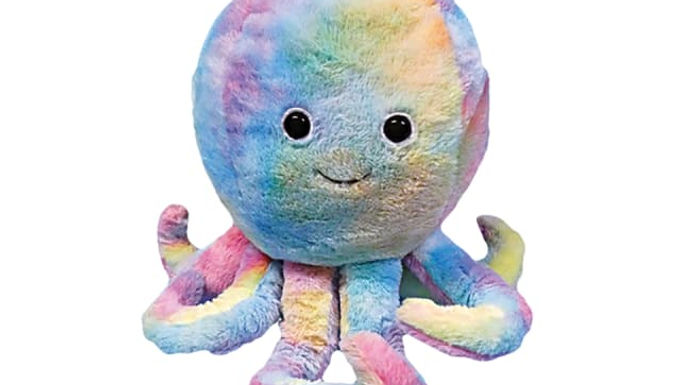 COZY TIME 47018V OCTOPUS GIANT HAND WARMER PASTEL RAINBOW