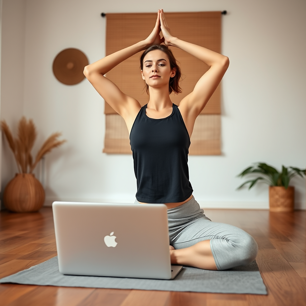 Practicando Yoga online